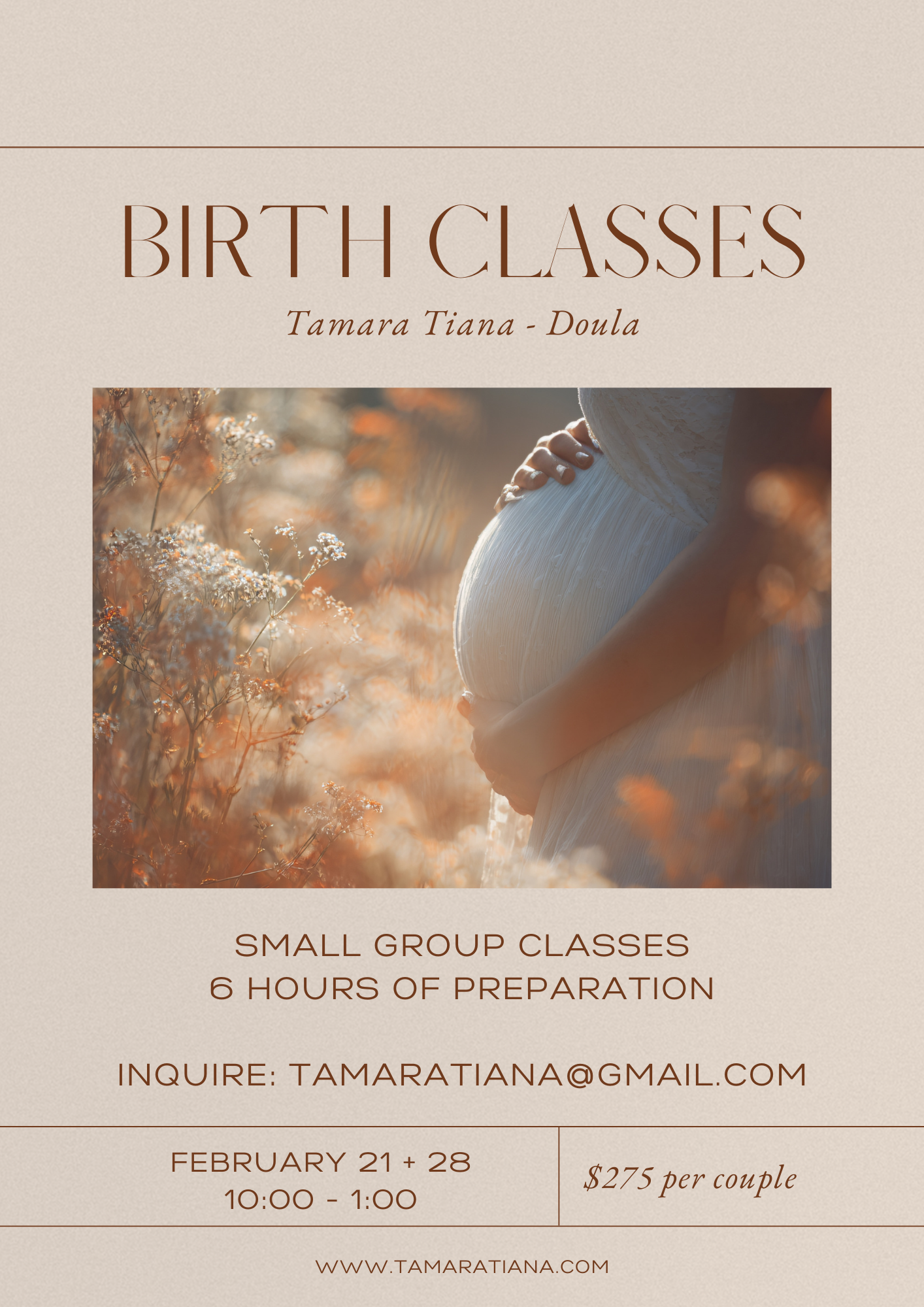 birth classes feb 2026